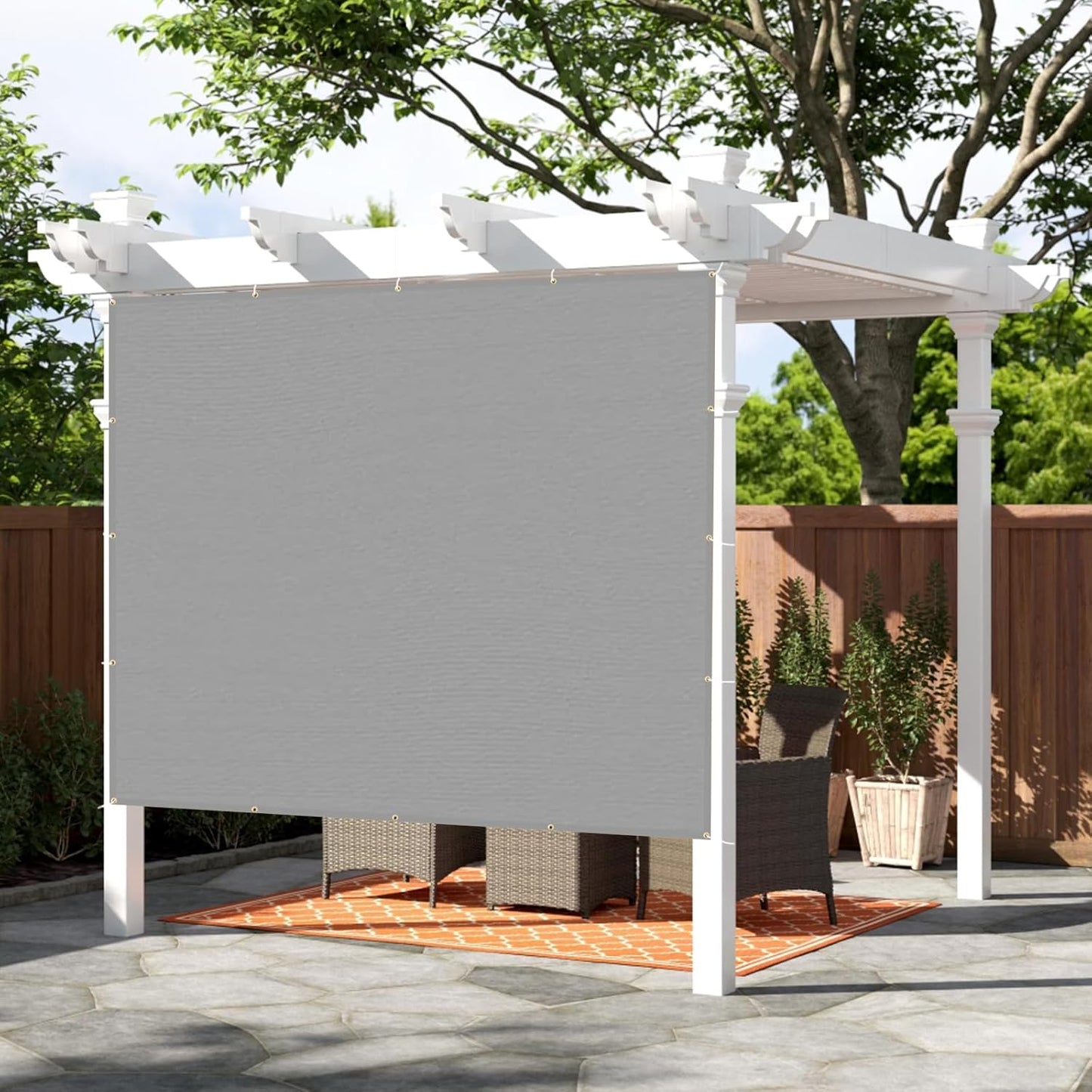SUNNY GUARD Shade Cloth Custom Size 17x19 FT for Outdoor Use