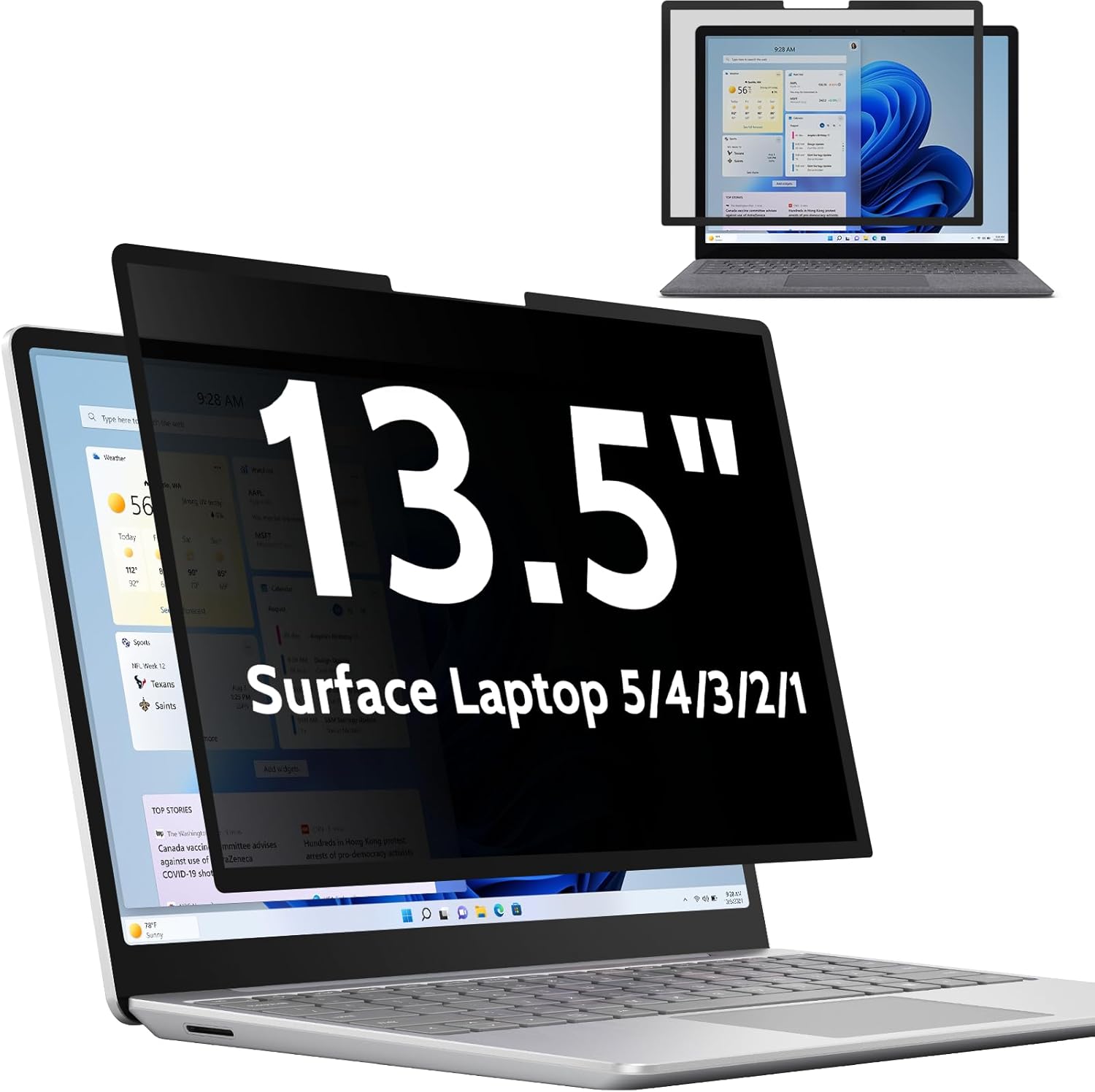 Mamol Upgrade Privacy Screen for Microsoft Surface Laptop 13.5 in