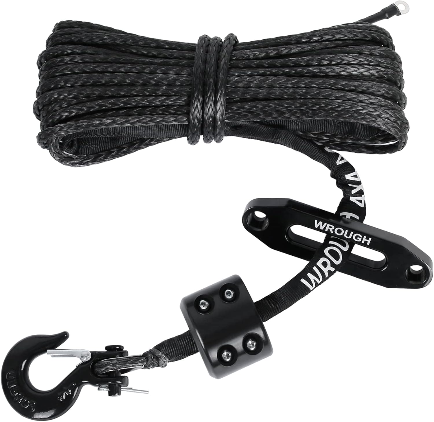 1/4 Synthetic Winch Rope 50 Ft Heavy Duty for ATV and SUV