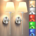 Battery Operated Wall Sconce Set of 2 for Stylish Decor