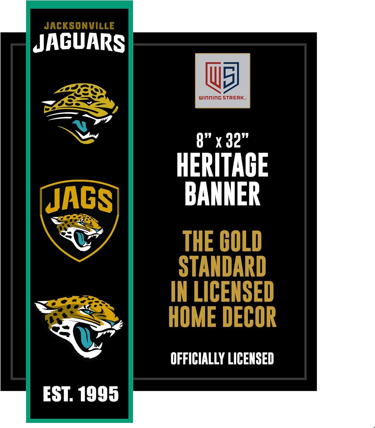 Winning Streak NFL Throwback Pennant for True Football Fans