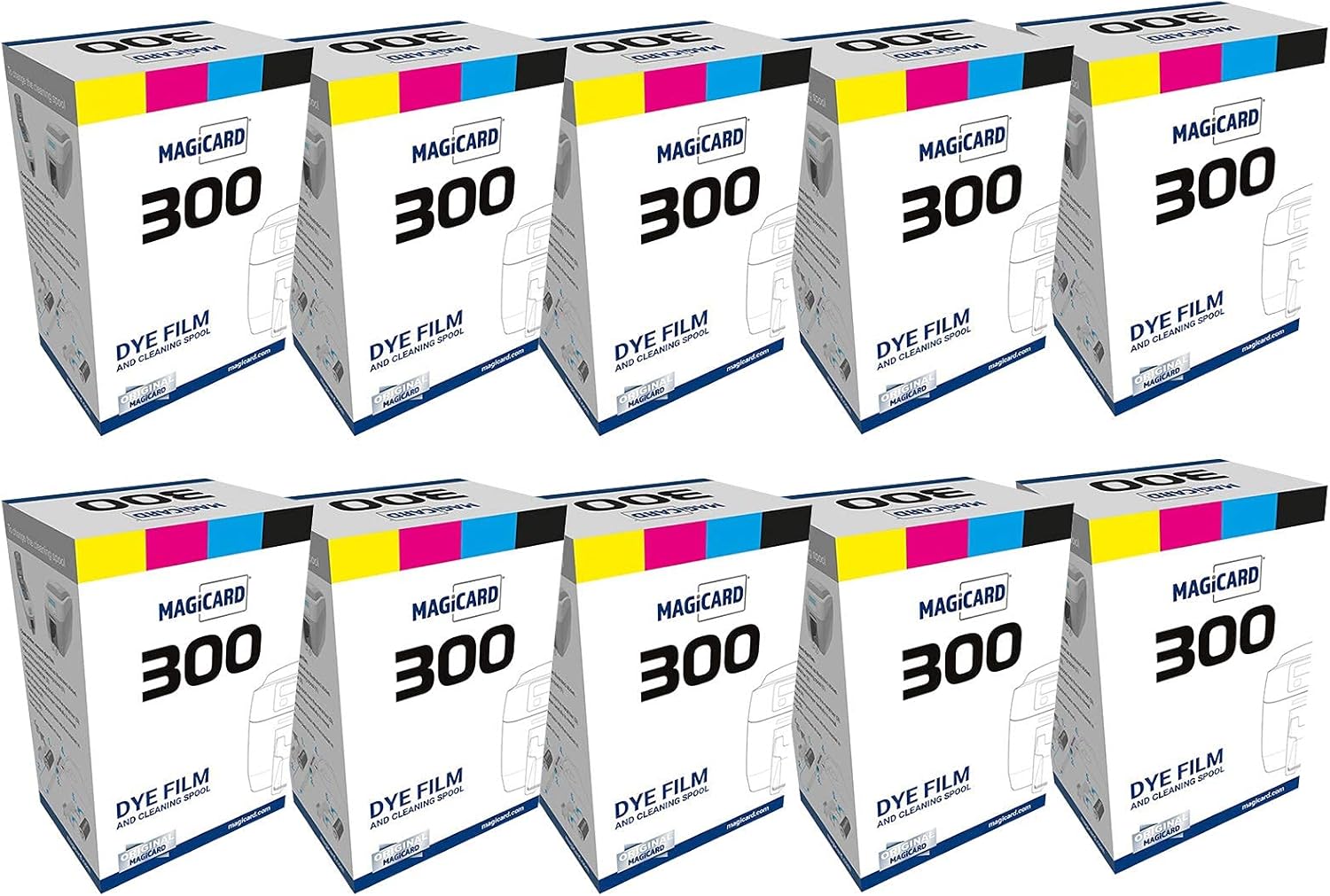 Bodno 10 x Magicard 300 Printer MC300YMCKO/2 Color Ribbon Review