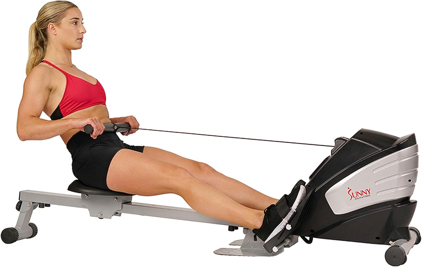 Sunny Health & Fitness Rowing Machine: Full Body Low Impact