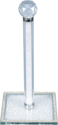 Multicolor Crystal Paper Towel Holder - Sparkling Countertop Accent