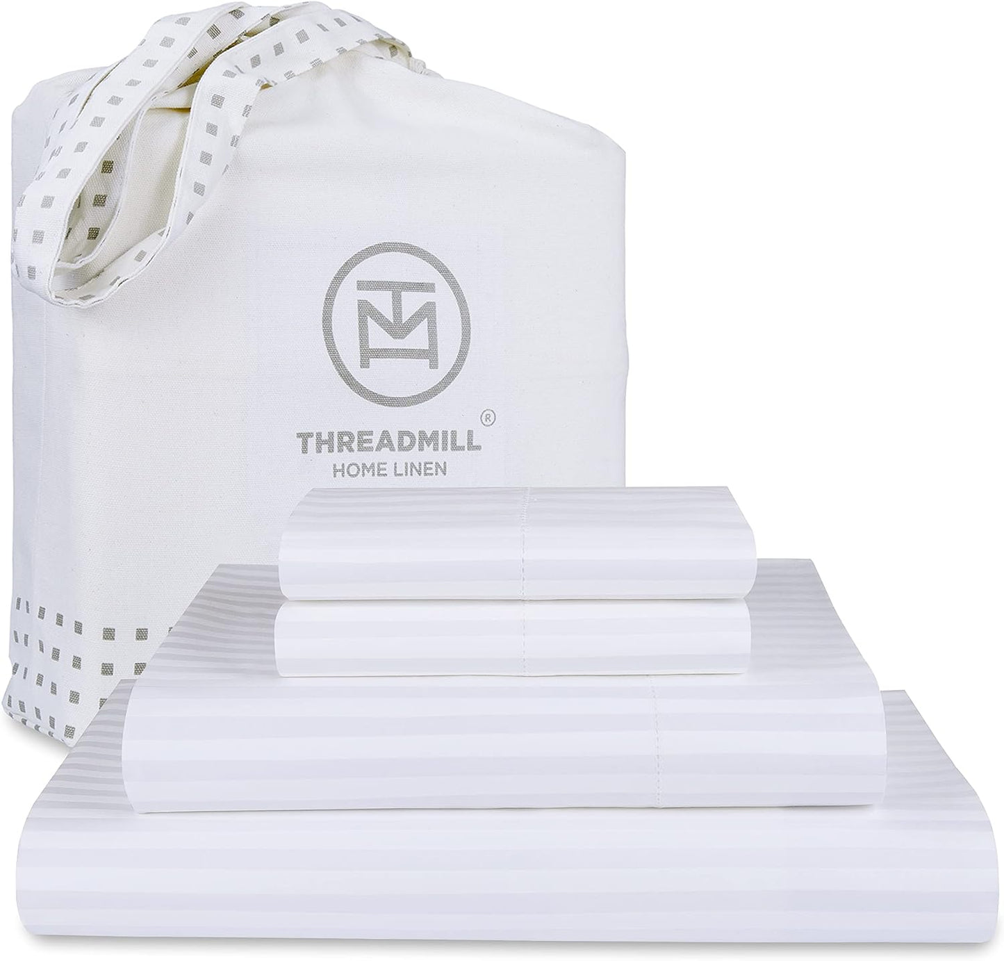 Threadmill 600 Thread Count Full Size Cotton Sheets Set