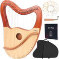 Lyre Harp 23-String Mahogany Lyre Harp - Warm Resonant Sound