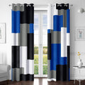 Royal Blue 100% Blackout Curtains 52Wx108L - Extra Long Pair