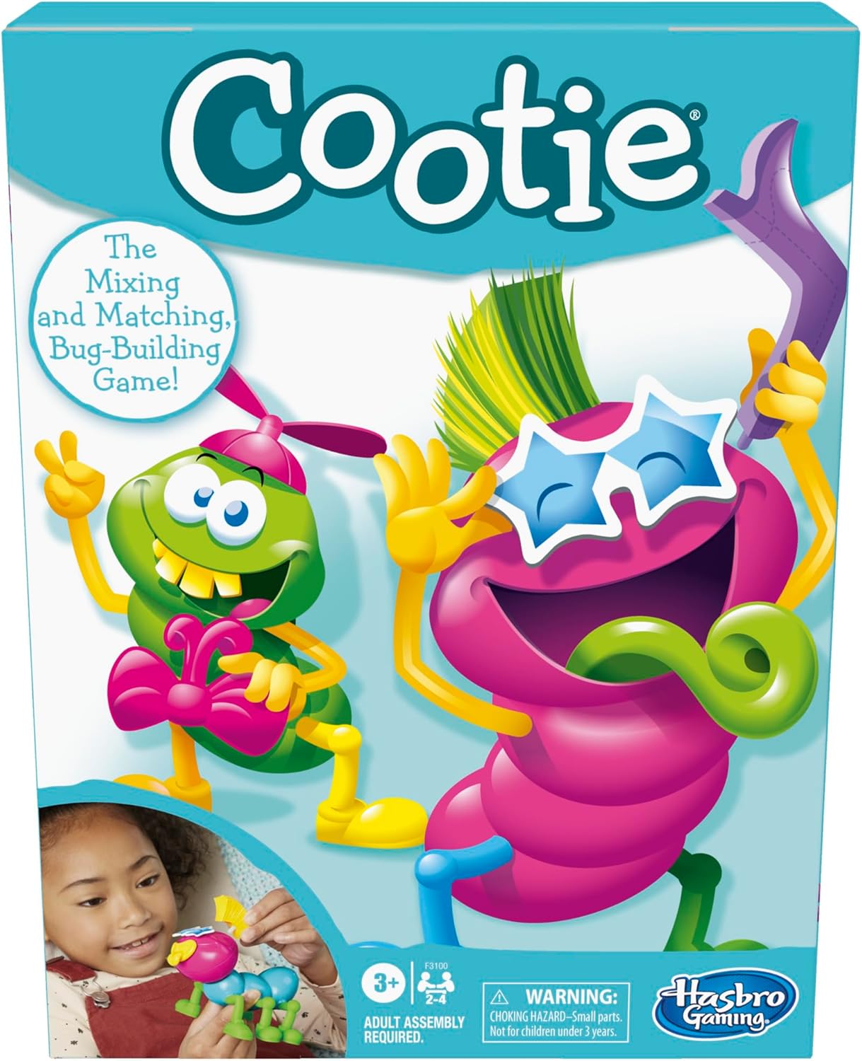 Hasbro Cootie Bug-Building Game | Mix & Match Fun!