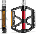 MZYRH 3 Bearings Mountain Bike Pedals Platform Flat Alloy Pedals