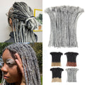 8 Inch 50 Strands Loc Extensions for Men and Women - Soft Dreads