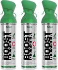 Boost Oxygen Large Natural 10 Liter Canister 3-Pack - Portable