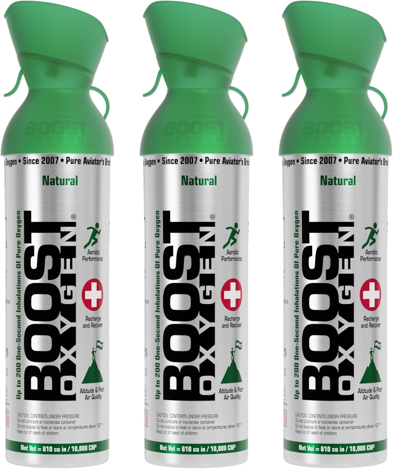Boost Oxygen Large Natural 10 Liter Canister for Recovery