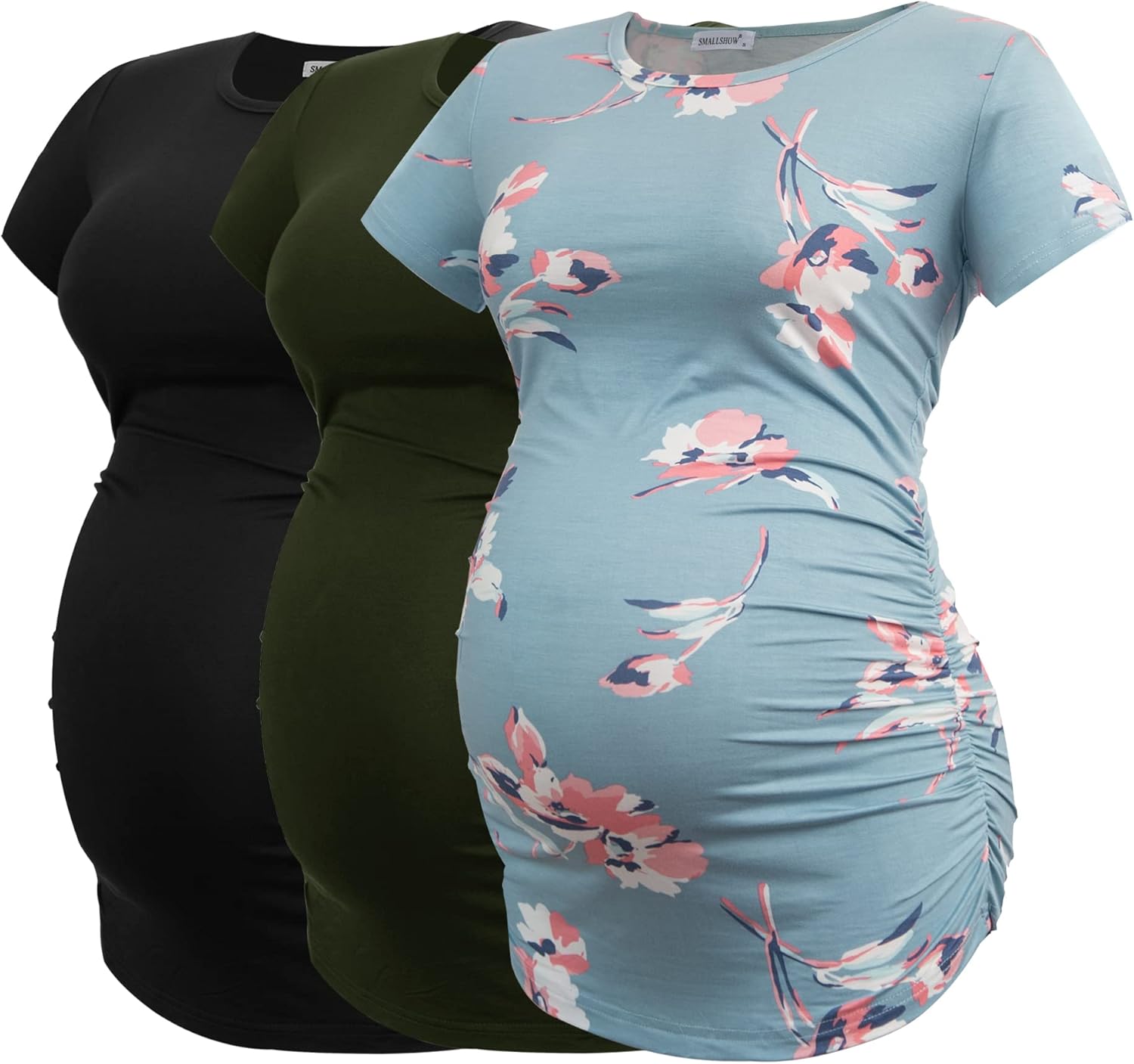 Smallshow Women's Maternity Tops for Comfortable Pregnancy