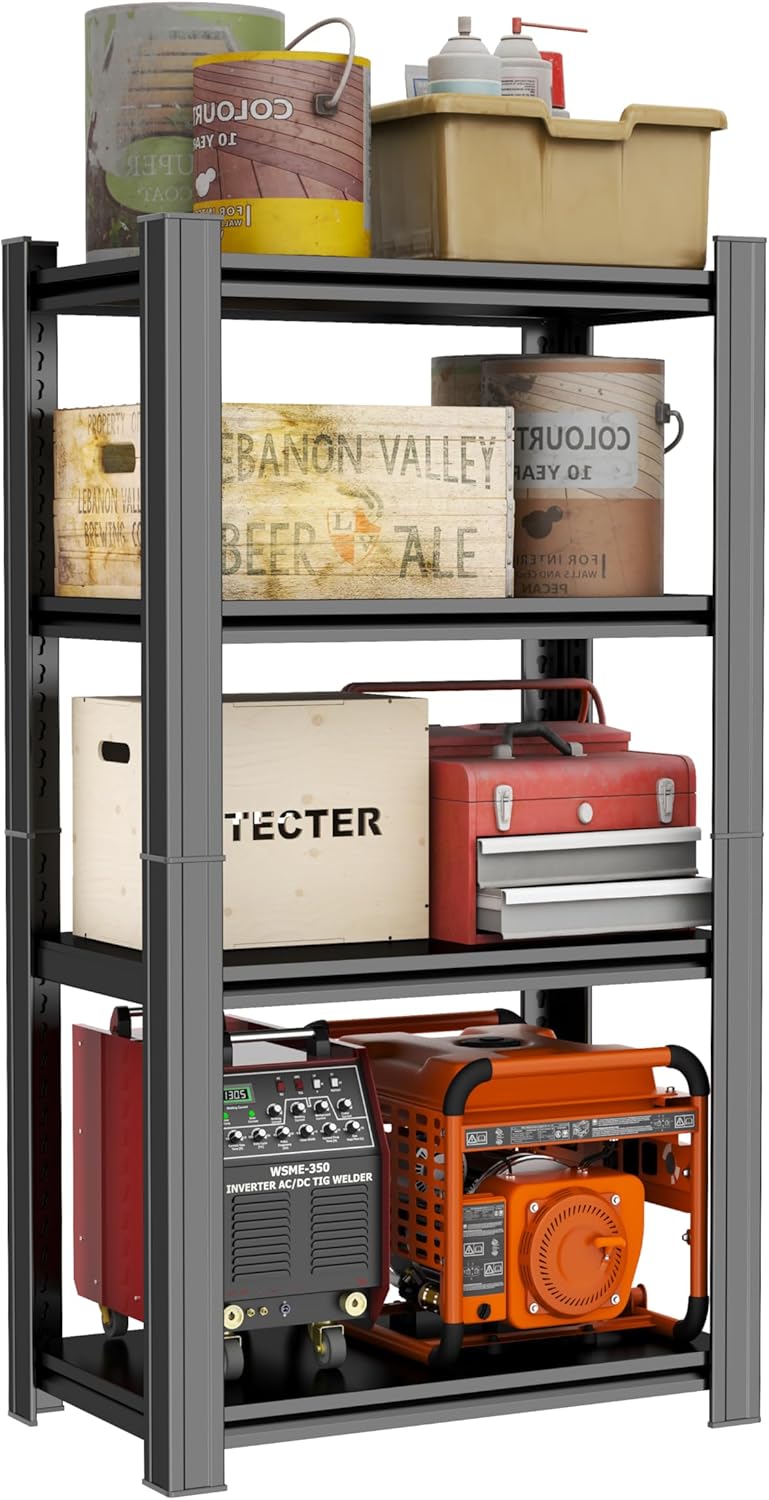 Heavy Duty Metal Garage Shelving Unit for Tools and Equipment