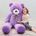 MaoGoLan Giant Purple Teddy Bear 55 in - Huge Soft Hugging Plush