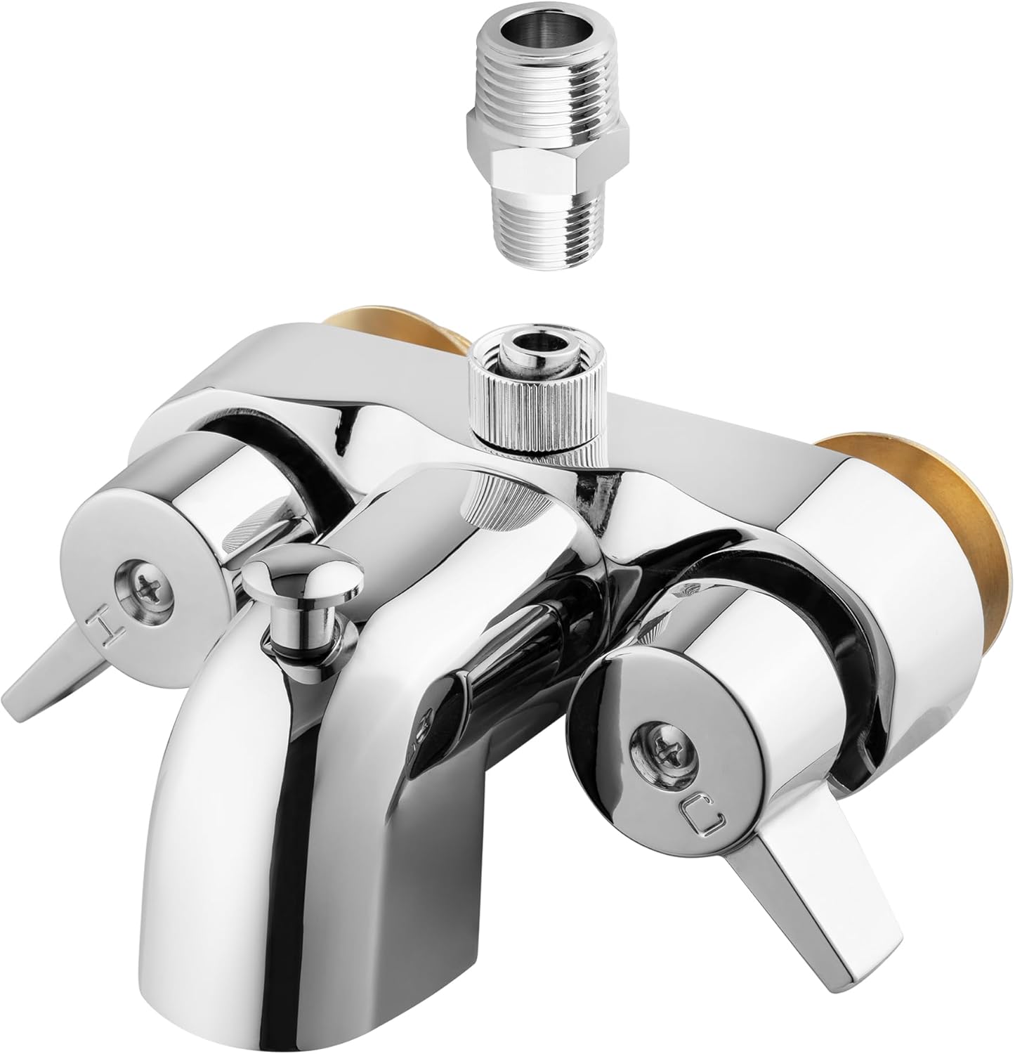Clawfoot Tub Shower Diverter Kit for Vintage Bathtubs