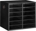HOOBRO Literature Organizers 12-Compartment Mailbox - Adjustable