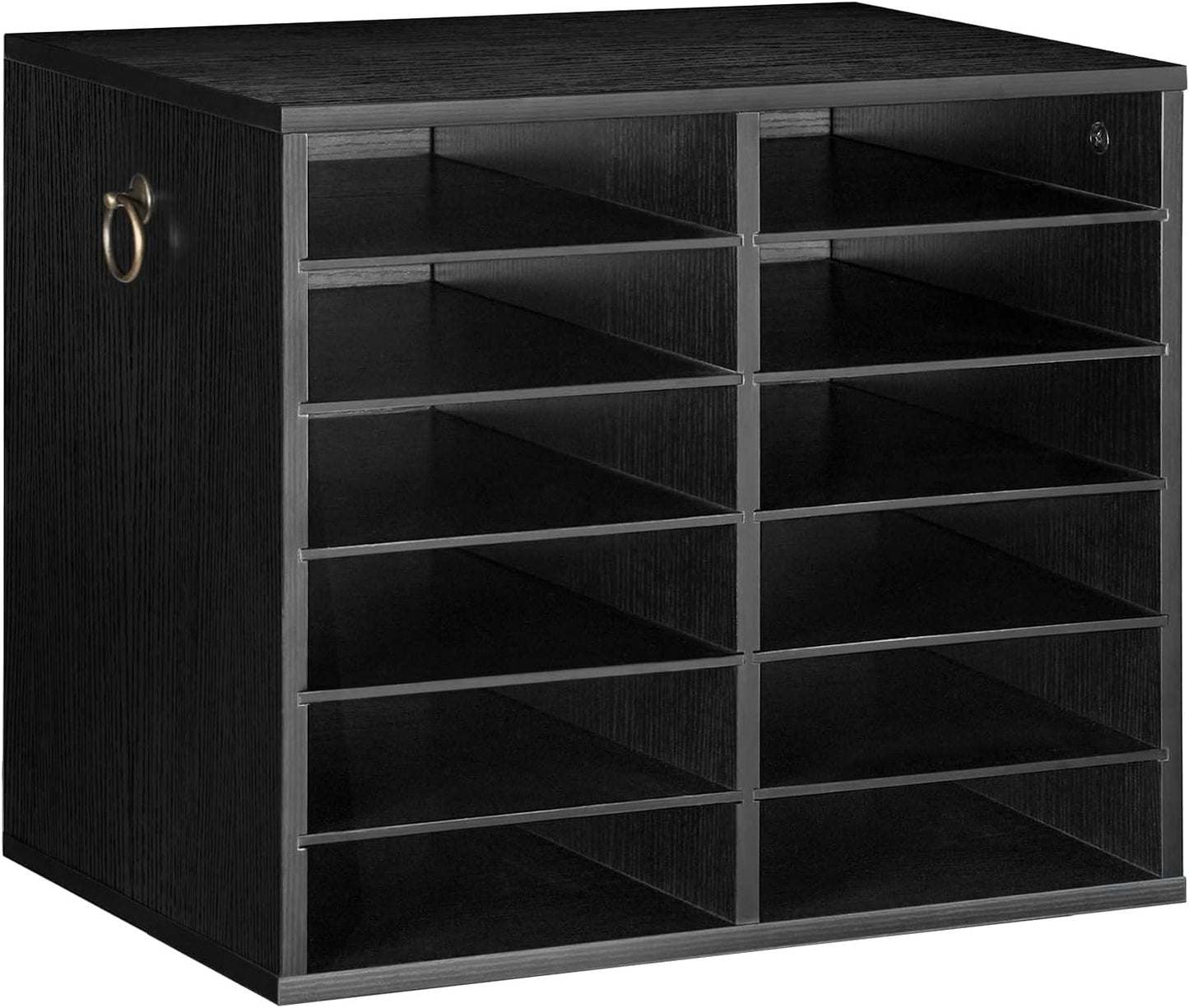 HOOBRO Literature Organizers with Adjustable Shelves for Office