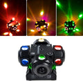 4Head Moving Disco Lights RGBW Beam Stage Light - Rotating DMX