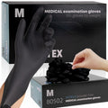 FINITEX Black Nitrile Gloves - Latex-Free, 5mil, 100pcs