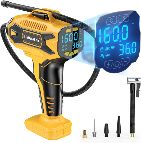 Portable Cordless Air Pump 160PSI - DeWalt 20V Compatible