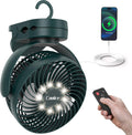 Remote Control Rechargeable Camping Fan - Stay Cool for 65Hrs!