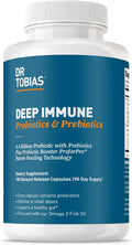 Deep Immune Probiotics & Prebiotics 180 Capsules - 90 Servings