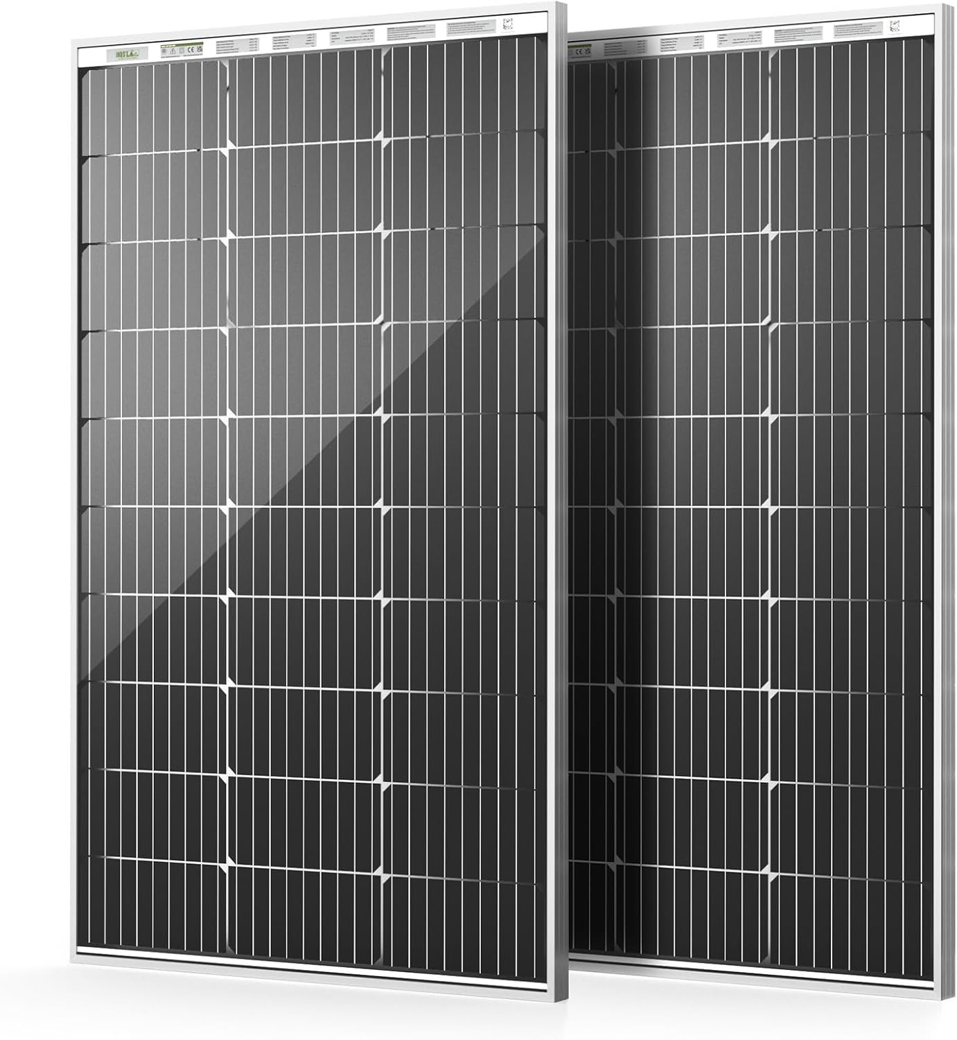 HQST Bifacial 200 Watt 12V Solar Panel for Off Grid Power