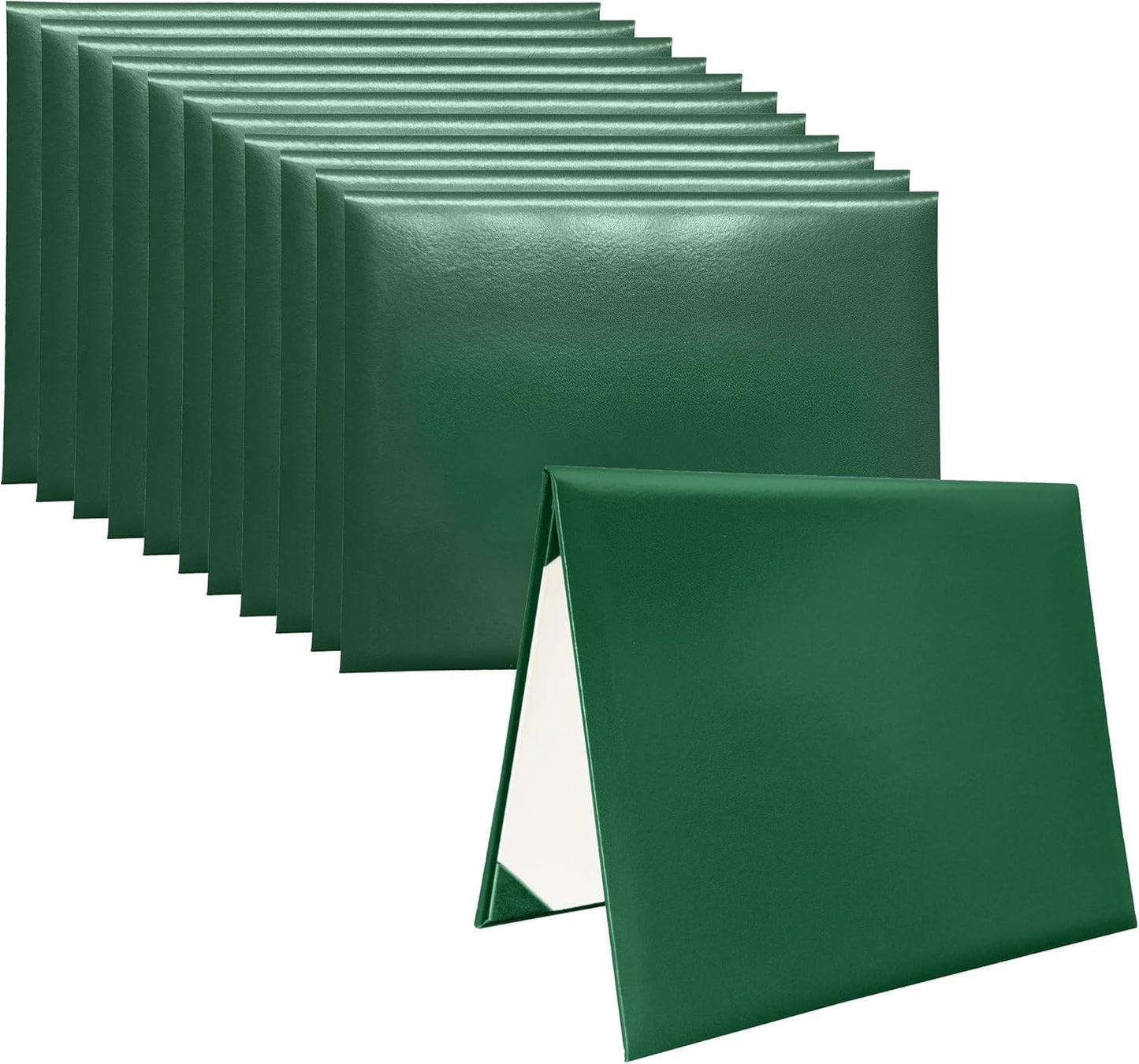 12 PCS Smooth Diploma Certificate Covers for Graduation Events