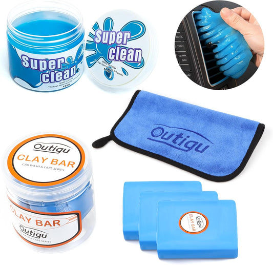 Ultimate Car Detailing Set - Clay Bar, Gel & Towel