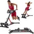 Foldable Hyperextension Roman Chair for Glute & Ab Workouts