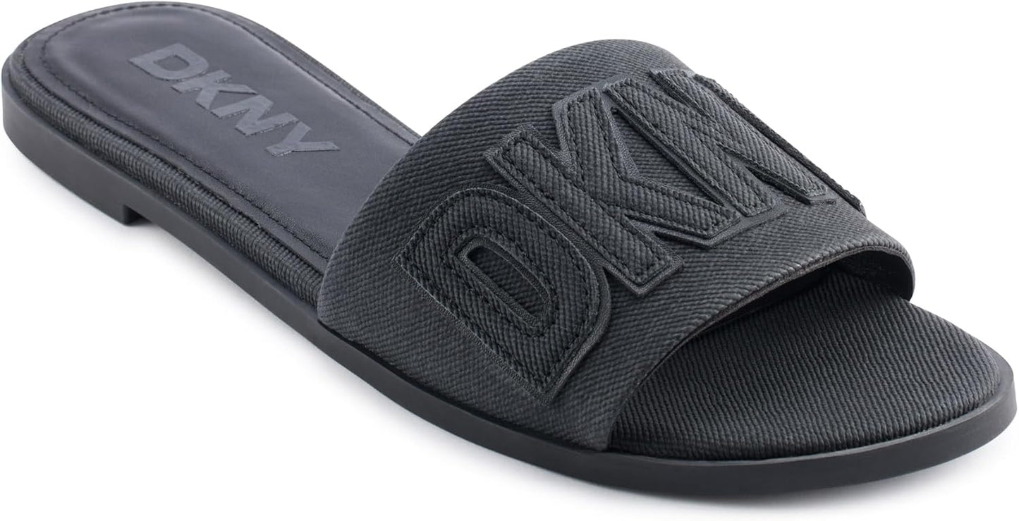 DKNY Women's Willow Flat Slide Sandal: Versatile Everyday Style