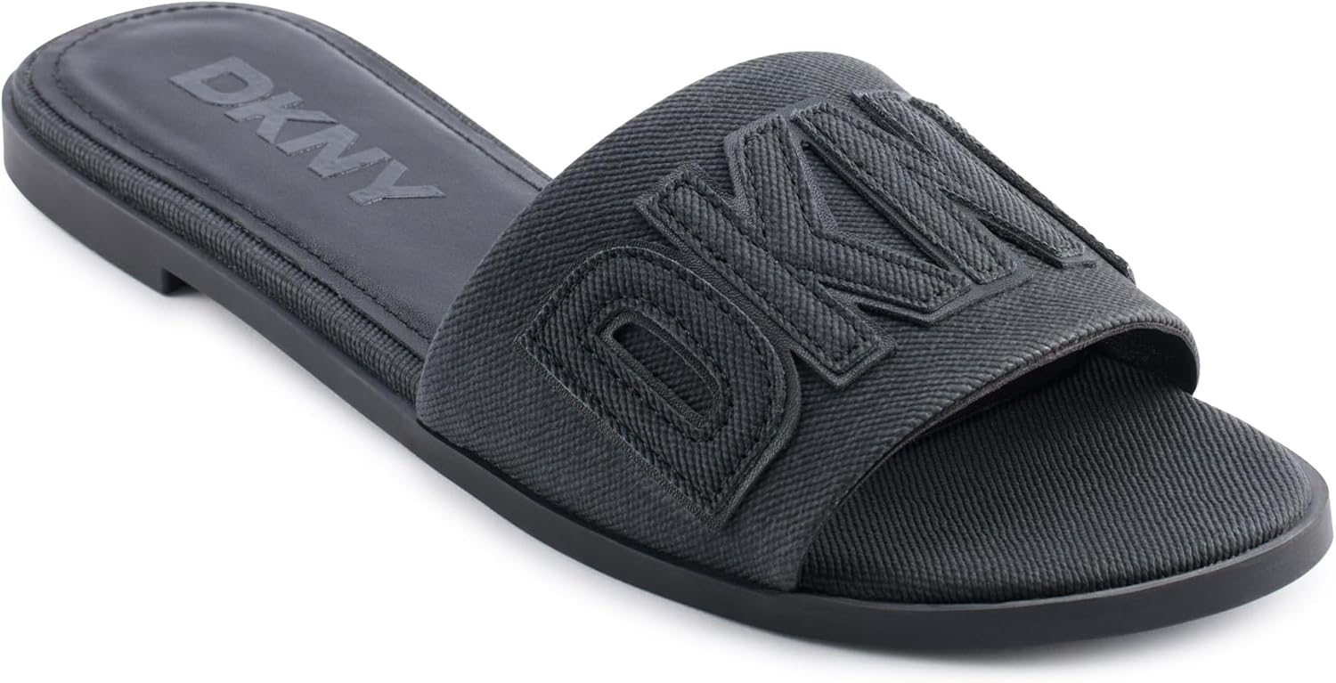 DKNY Women's Willow Flat Slide Sandal: Versatile Everyday Style