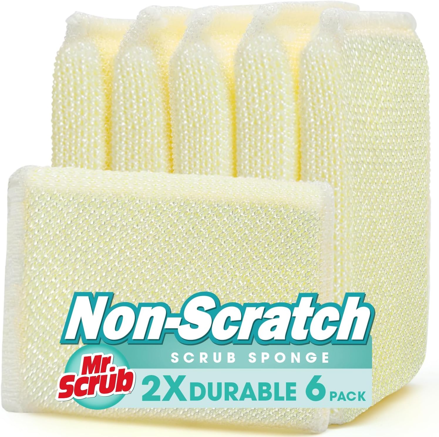 Non-Scratch Kitchen Sponges Set - Mr. Scrub
