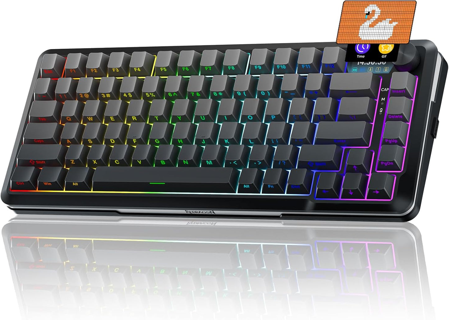 Redragon Gasket RGB Mechanical Keyboard- 81 Custom Keys
