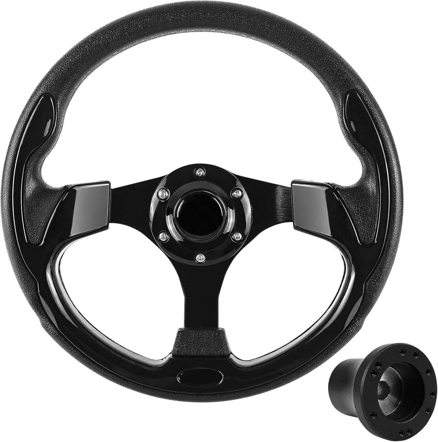 Golf Car Steering Wheel for EZGO TXT & RXV Carts Upgrade