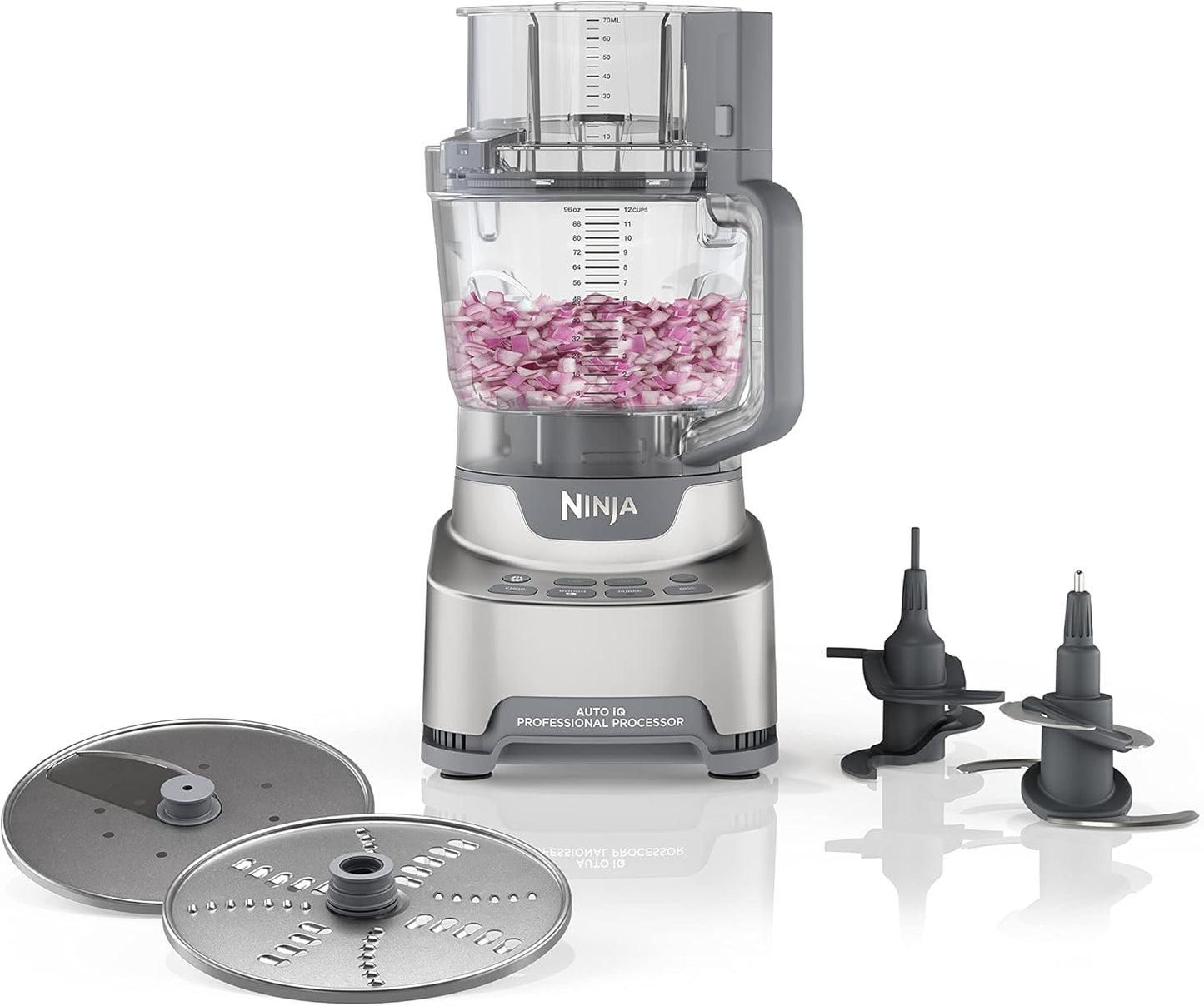 Ninja Food Processor Professional XL 1200 Peak-Watts 4-in-1