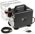 MEEDEN Airbrush Compressor Kit - Quiet 1/5 HP Airbrush System