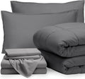 Bare Home Bed-in-A-Bag 7 Piece Comforter Set for King Size