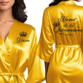Mis Quince Anos Robes Satin Quinceanera Robe - Personalized Getting 3T