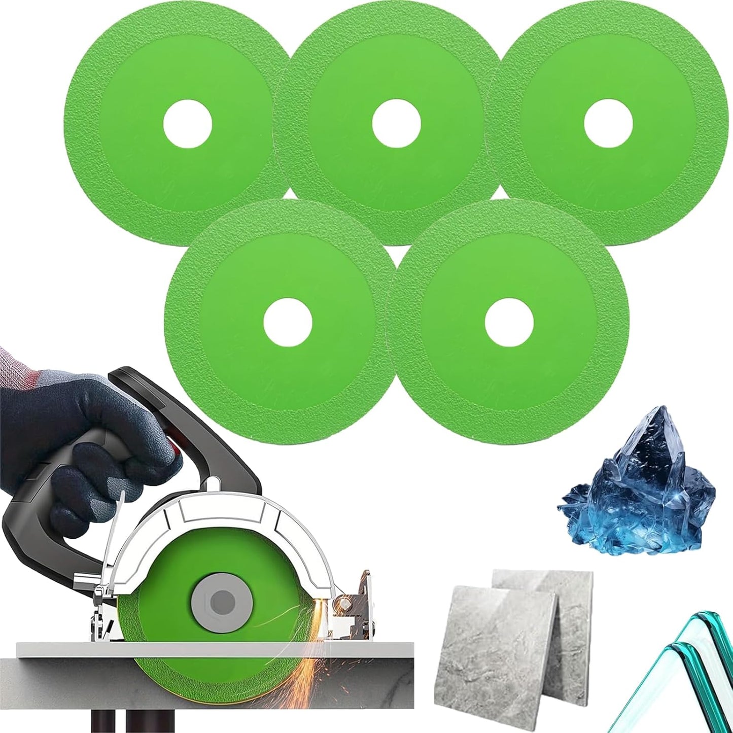 Ultra-Thin Diamond Cutting Saw Blade - Smooth Cuts