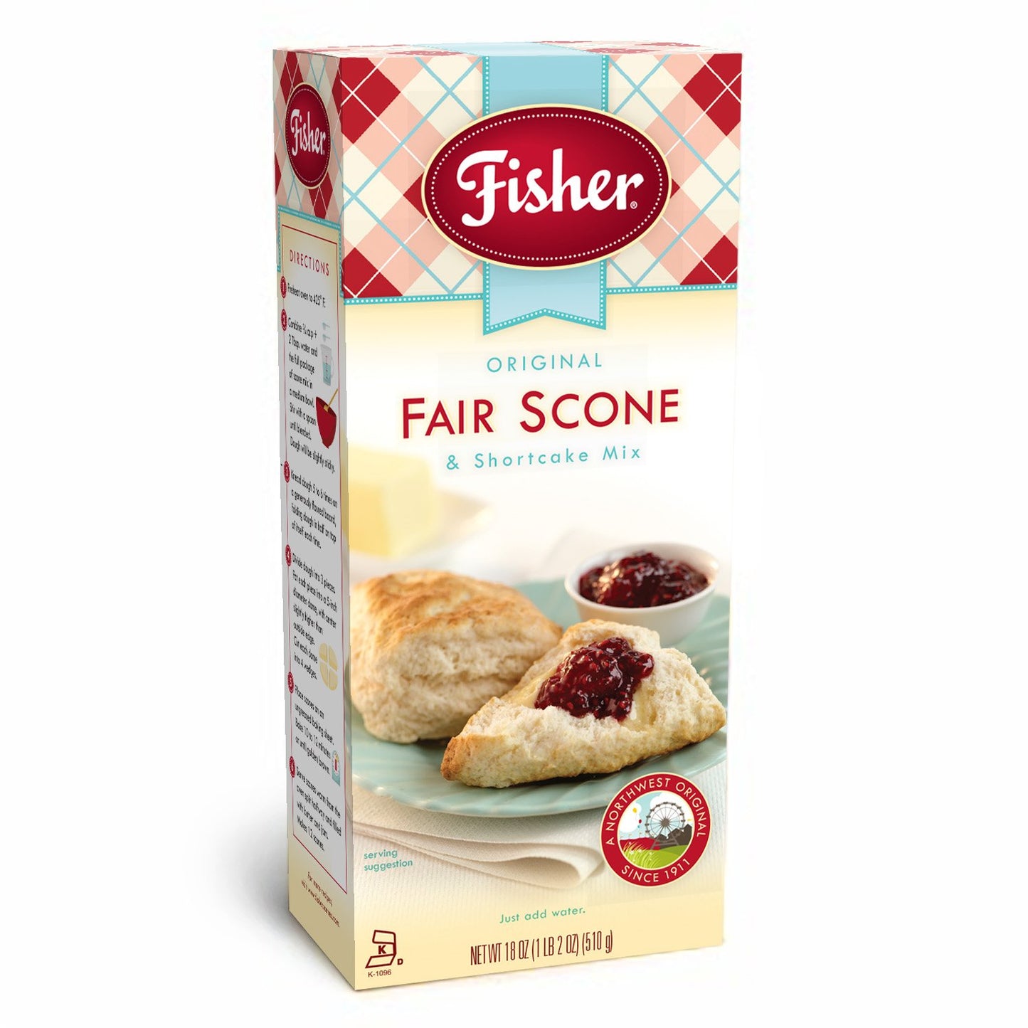 Fisher Original Fair Scone & Shortcake Mix for Easy Baking