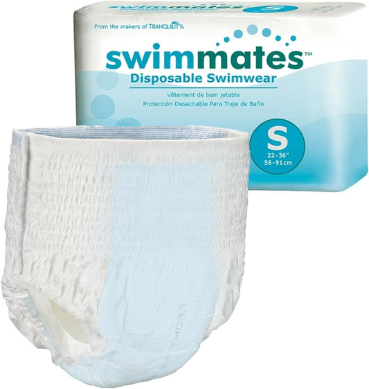 Swimmates Disposable Adult Swim Underwear, Tear-Away Seams, 22 Count