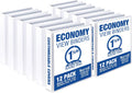 Samsill 1.5 Inch 3 Ring Binders Clear View Cover - Economy Pack
