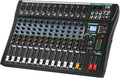 XTUGA 12 Channel Audio Mixer for DJs and Live Recording