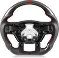 Carbon Fiber Steering Wheel for Ford F-150 2015-2020 - D-Shaped