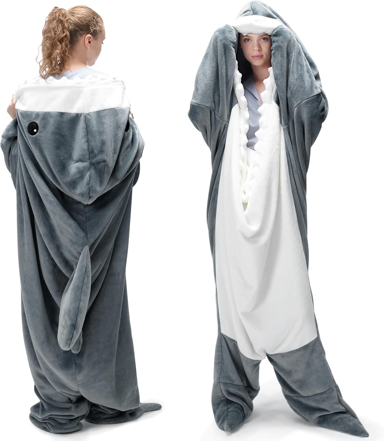 Touchat Shark Blanket for Adults - Super Soft Cozy Flannel Throw