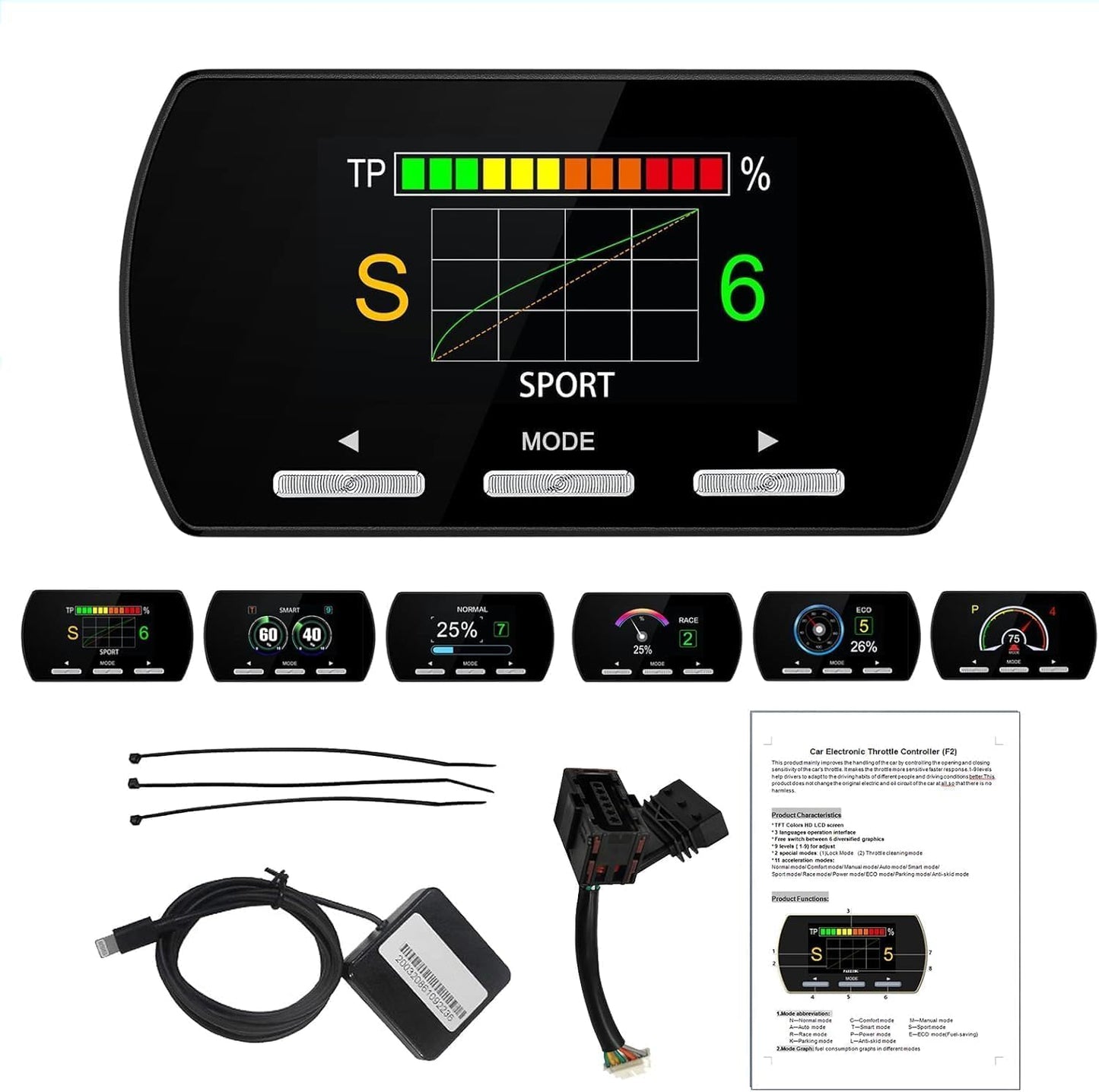 Throttle Response Controller with 9 Drive Modes for Dodge Cars