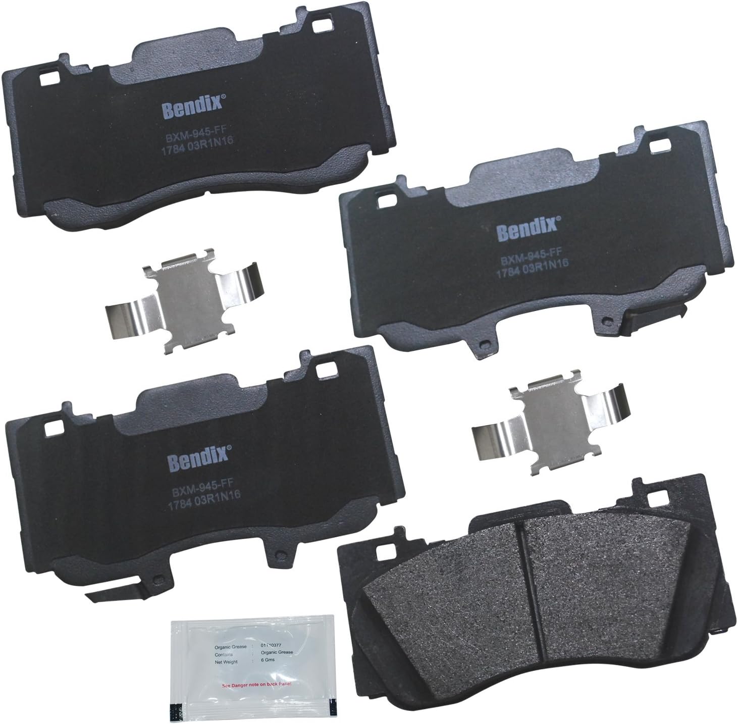 Bendix Priority1 CFM1784 Semi-Metallic Brake Pads for Mustang