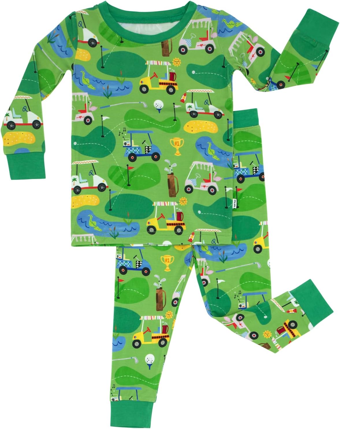 Little Sleepies Two-Piece Pajama Set for Kids, Soft & Cozy
